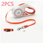 Orange 3M / Tow rope and small collar / 2PCS