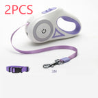 Purple 3M / Tow rope and small collar / 2PCS